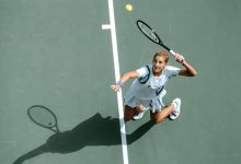 Monica Seles playing tennis before the 1993 stabbing attack