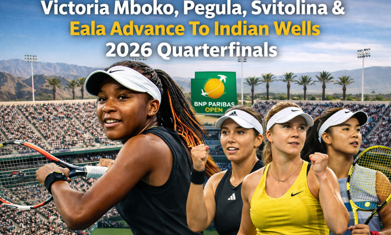 Victoria Mboko, Jessica Pegula and Elina Svitolina Headline Indian Wells Women’s Quarterfinals After Breakthrough Week