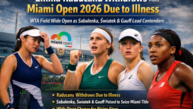 Miami Open 2026: Raducanu Out, Sabalenka and Gauff Leads Women’s Field