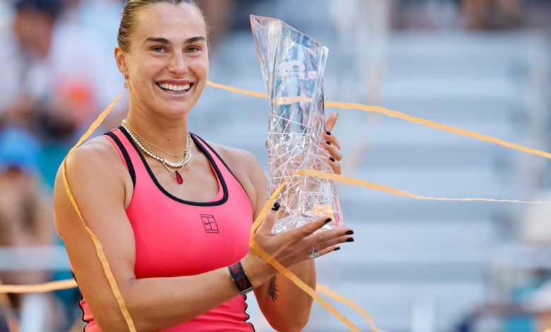 Sabalenka's second consecutive Miami Open win is her 24th career singles title