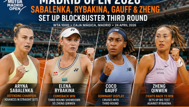 Madrid Open 2026 Sabalenka Rybakina Gauff Zheng third round results