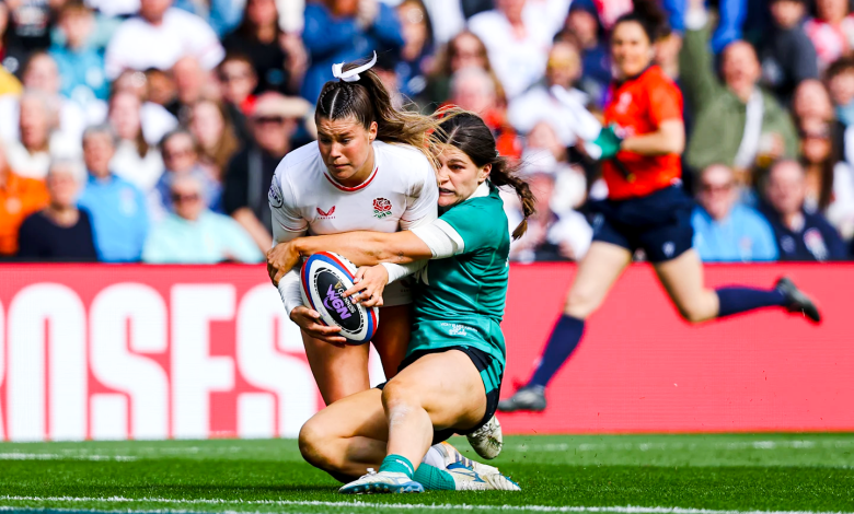 England beat Ireland in front of a record 77,120 crowd at Allianz Stadium
