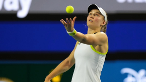 Rybakina will now take on either Leylah Fernandez or Zeynep Sonmez in the last-eight round. | Photo Credit: AP