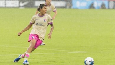 Gia Corley of the San Diego Wave, who scored against Louisville