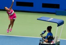 Leylah Fernandez, Singapore Open champion, at the 2026 US Open
