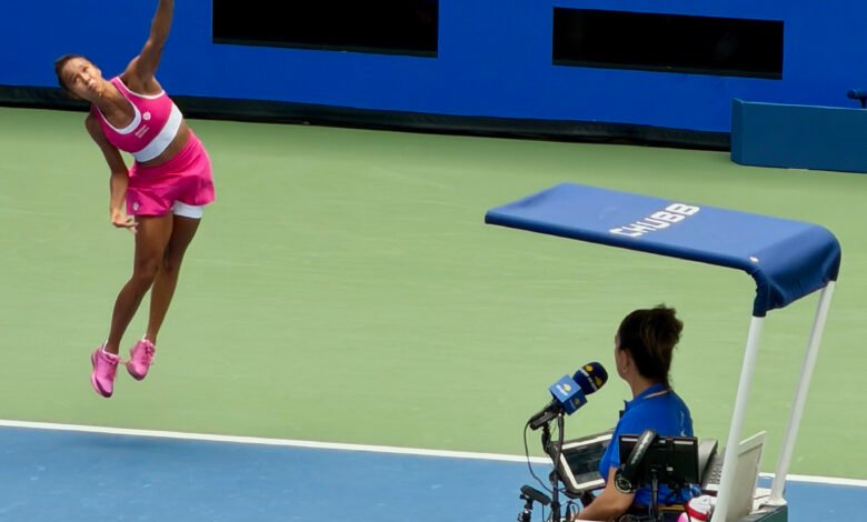 Leylah Fernandez, Singapore Open champion, at the 2026 US Open
