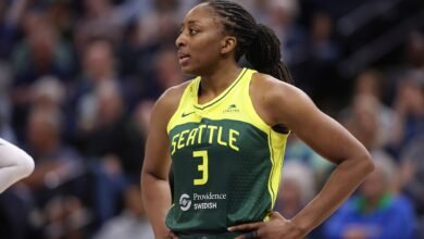 Nneka Ogwumike playing in 2024 before her retirement from the WNBA