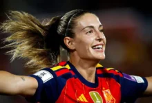 Alexia Putellas playing for Spain