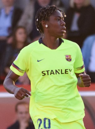 Asisat Oshoala, one of the Super Falcons' most famous players
