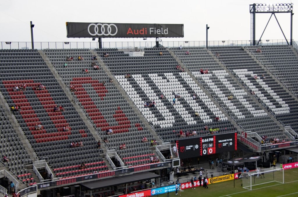 Audi Field, home of the Washington Spirit, the club owned by Michele Kang, who has been linked with a FIFA bid