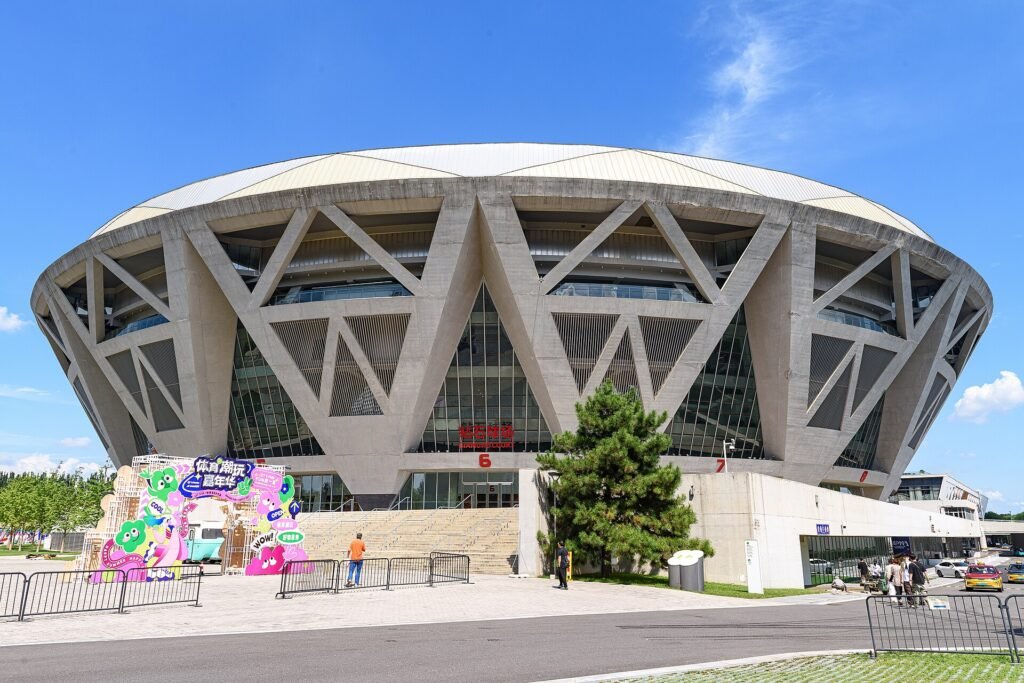 Diamond Court in Beijing, where the Coco Gauff racist abuse row began