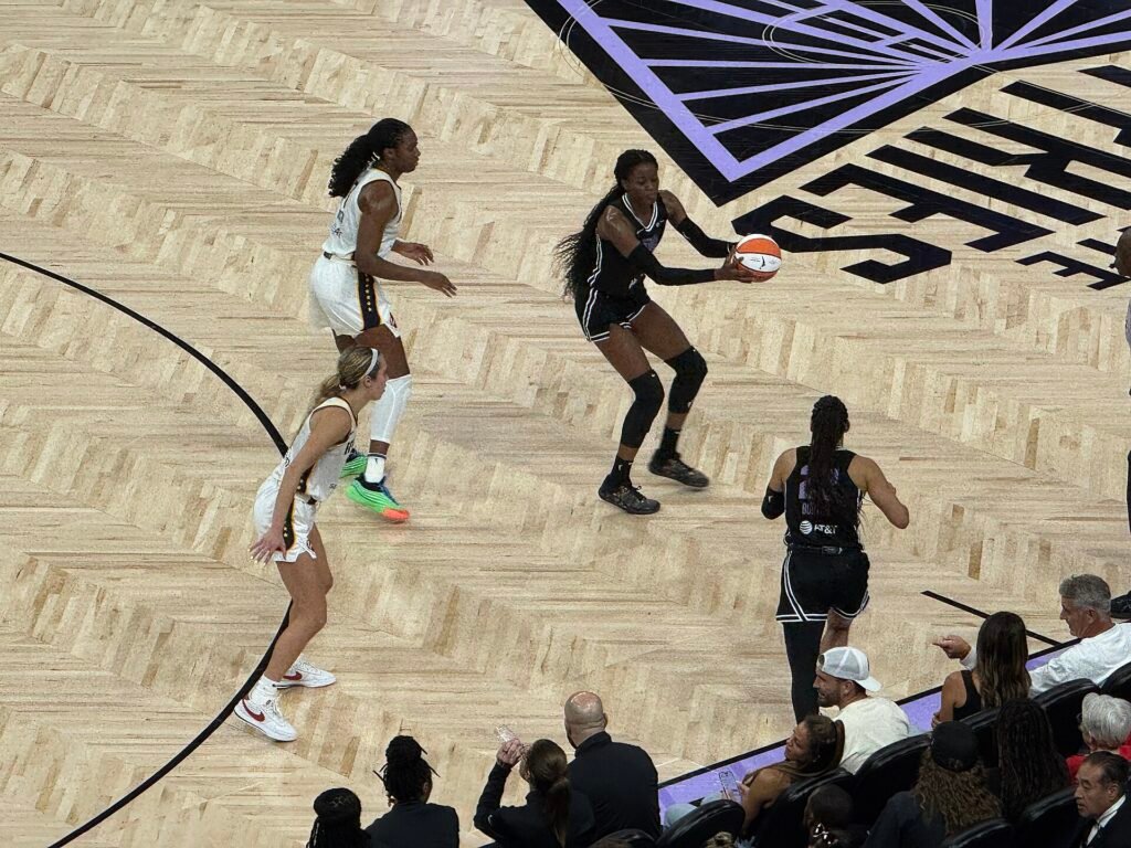 Golden State Valkyries at Chase Center, where they host the Aces in WNBA playoffs Game 2