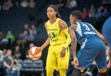 Jordin Canada, who scored 25 as the Dream won before WNBA playoffs Game 2