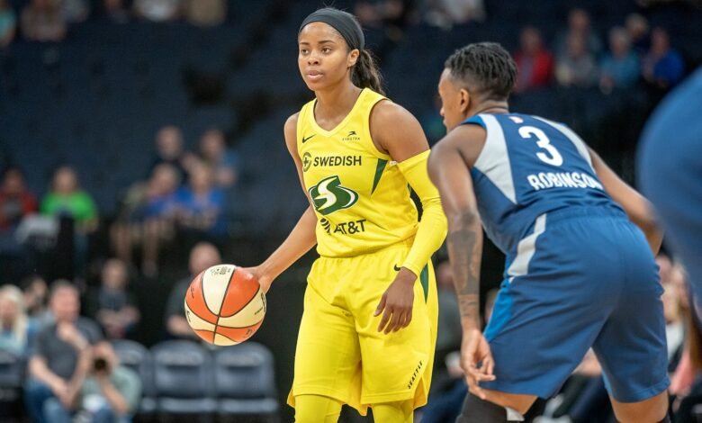 Jordin Canada, who scored 25 as the Dream won before WNBA playoffs Game 2
