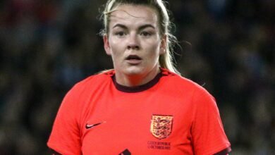 Lauren Hemp, who scored twice in Man City Arsenal WSL match
