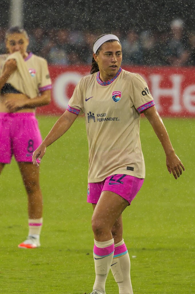 Lia Godfrey of the San Diego Wave, second in the NWSL Shield race
