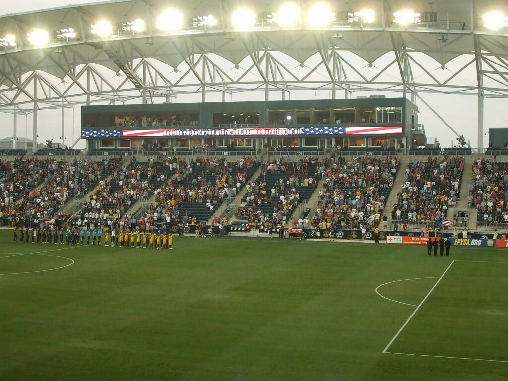Subaru Park in Chester, where Mallory Swanson's USWNT goal earned a draw with Spain